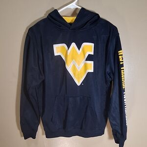 NCAA Colosseum West Virginia Mountaineers Youth Blue & Gold Hoodie (L 16/18)